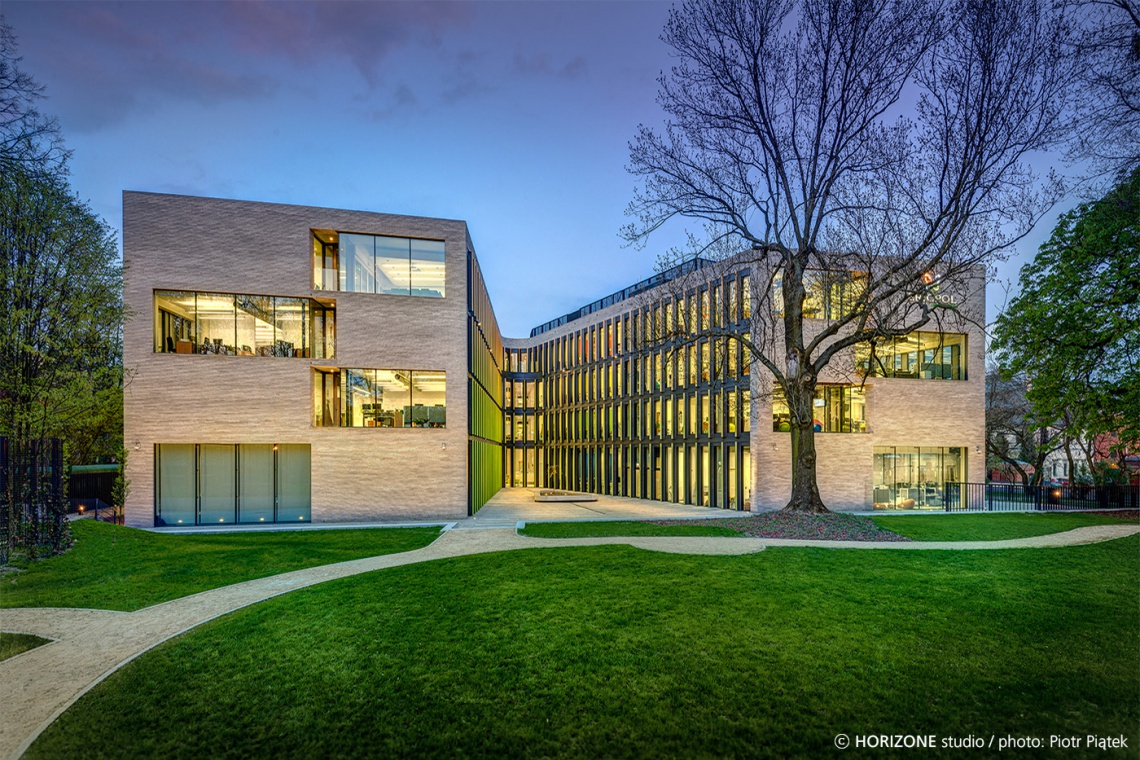Budynek Ericpol projektu Horizone Studio, fot P.Piatek Nagroda Roku SARP 2015 dla biurowca Ericpol Software Pool