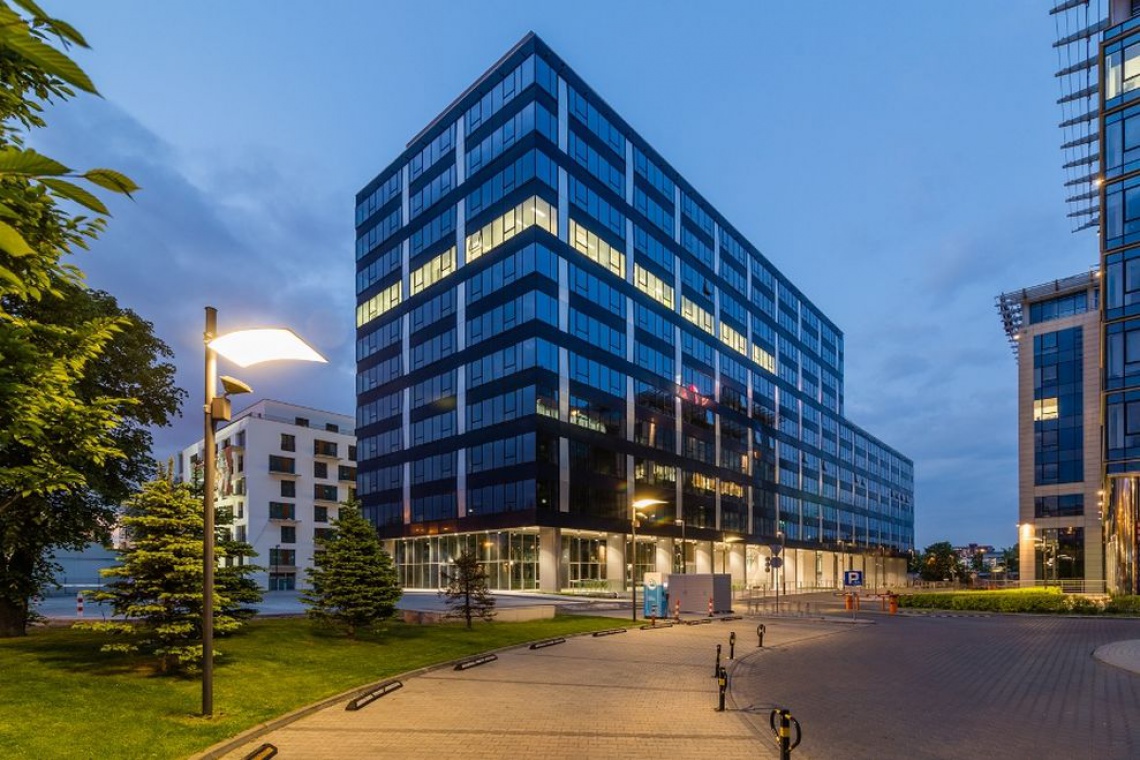 Wołoska 24, fot. Ghelamco Biurowiec Wołoska 24 projektu AMC Chołdzyński z BREEAM Excellent