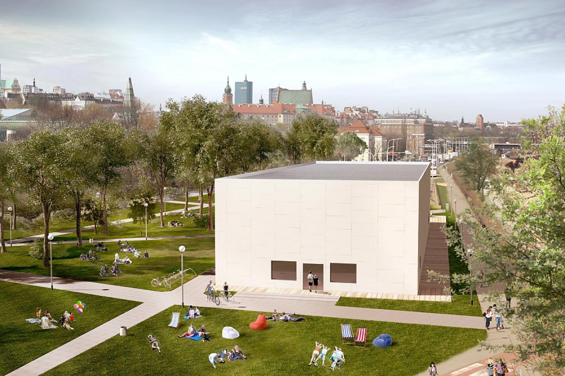 fot. Muzeum Sztuki Nowoczesnej Zaprojektuj fasadę siedziby Muzeum nad Wisłą - przedłużenie terminu nadsyłania prac