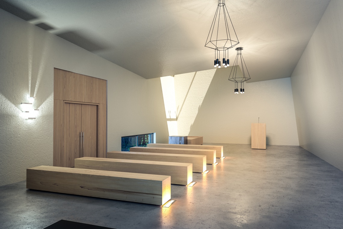 Nowy Dom Pogrzebowy na sopockim cmentarzu komunalnym, fot. UM Sopot Architektura na wieczny odpoczynek