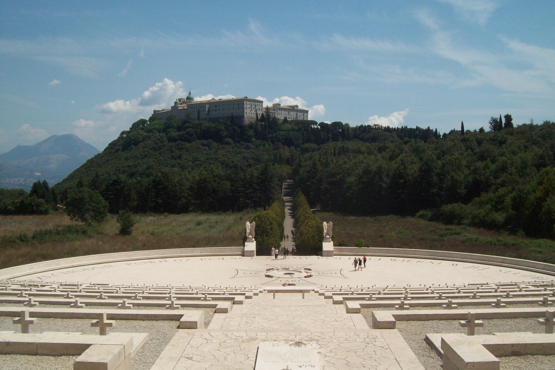 Monte Cassino, autor: altotemi, źródło: flickr.com (CC BY-SA 2.0) Teren bitwy na Monte Cassino w rejestrze zabytków