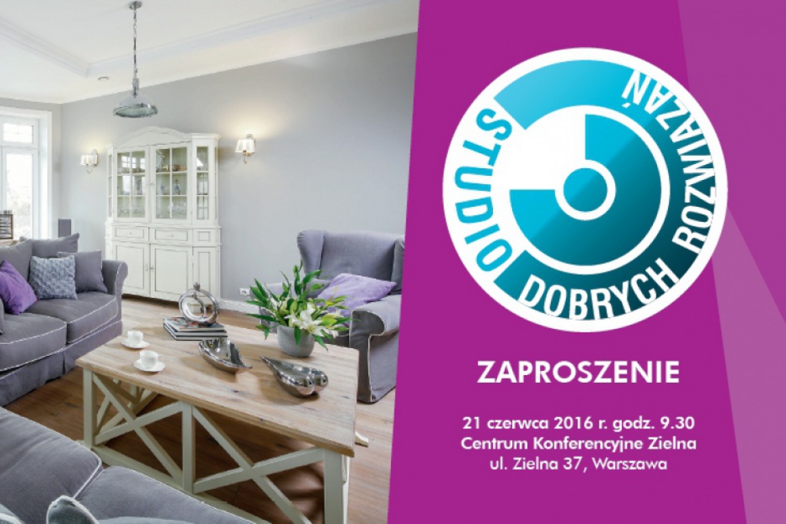 Studio Dobrych Rozwiązań już dziś w Warszawie!