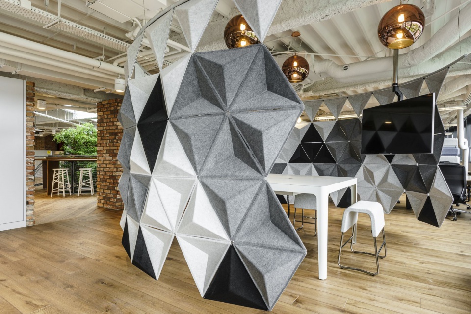 The Brain Embassy w warszawskim Adgar Park West, projekt Trzop Architekci fot. mat. prasowe W projekcie coworkingu trzeba przewidzieć dynamiczne scenariusze