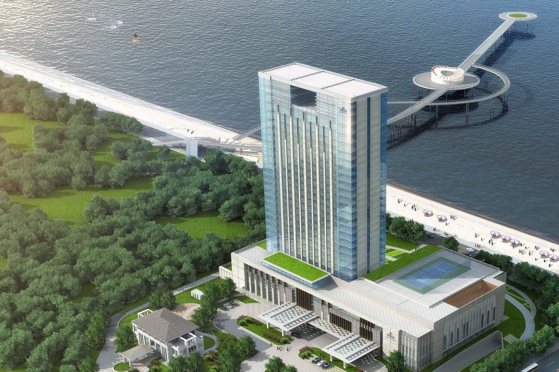 Hilton Yantai Golden Coast Chiny to zła jakość? Hilton przeczy tej tezie