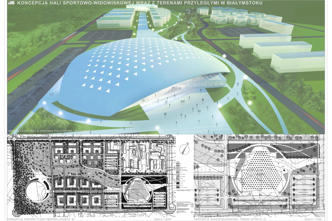 Przygotowaniem dokumentacji projektowej nowej hali w Białymstoku zajmie się pracownia Wojciech Gęsiak Studio Architektoniczne fot. UM Białystok Coraz bliżej budowy hali w Białymstoku. Jest umowa na projekt