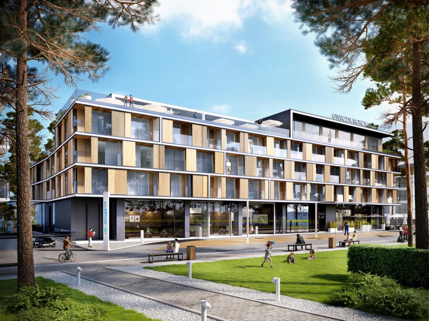 Condo Hotel Gwiazda Morza we Władysławowie - inwestycja nad która obecnie pracuje Iliard, fot. materiały prasowe Gościa hotelowego trzeba zaskoczyć. Najlepiej na każdym kroku