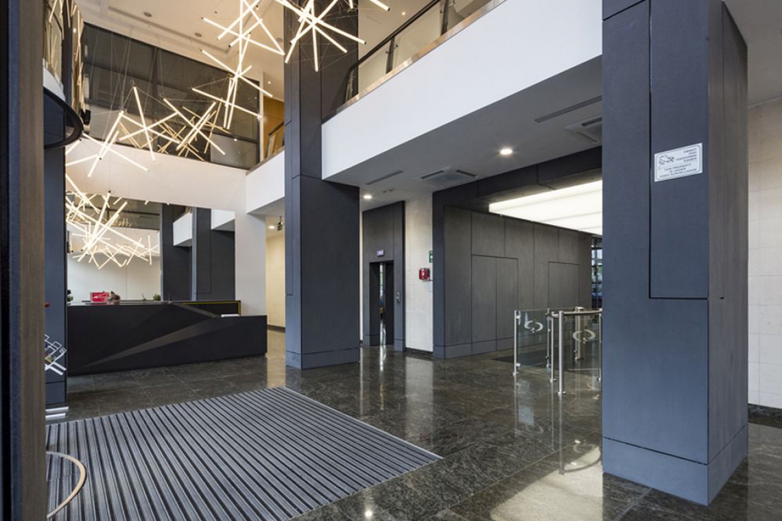 fot. materiały prasowe Metamorfoza lobby Saski Point według projektu Grupy Plus