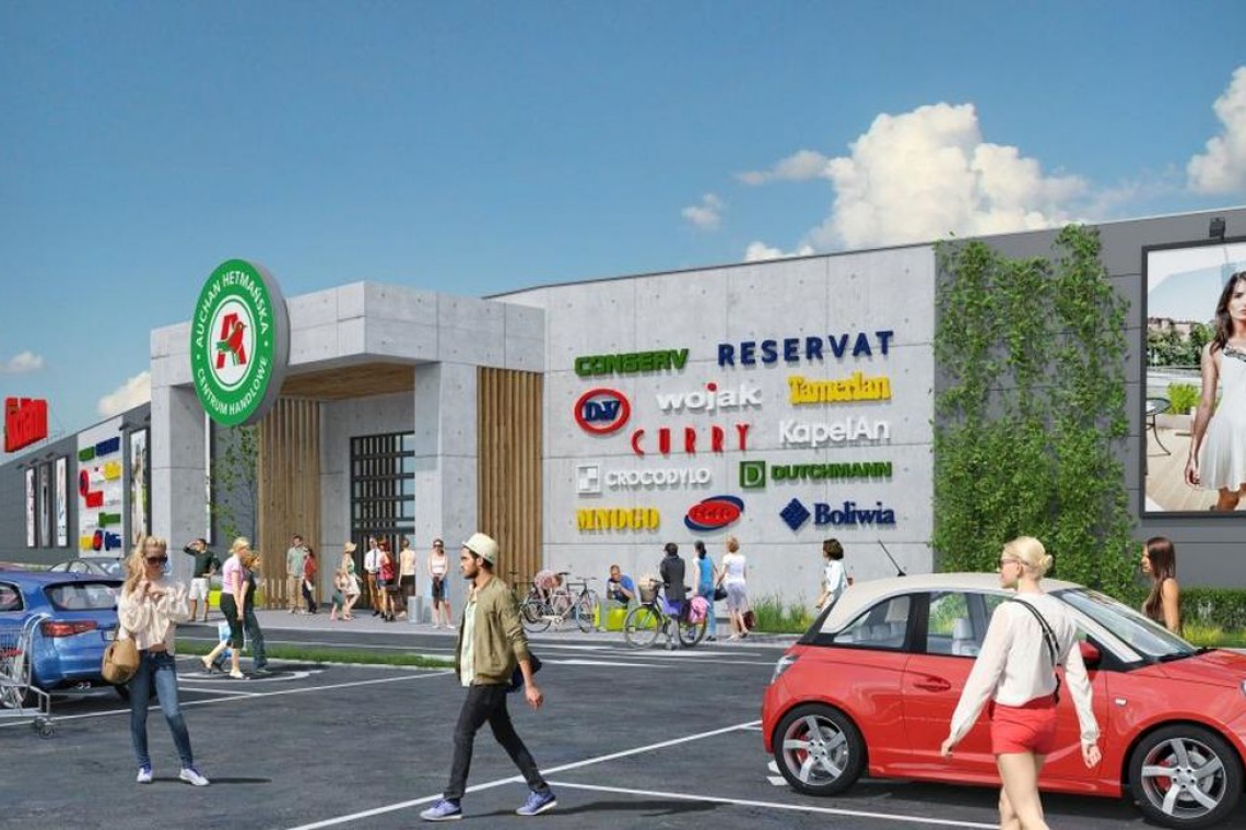 fot. materiały inwestora Egis Poland z projektem rozbudowy centrum handlowego w Białymstoku