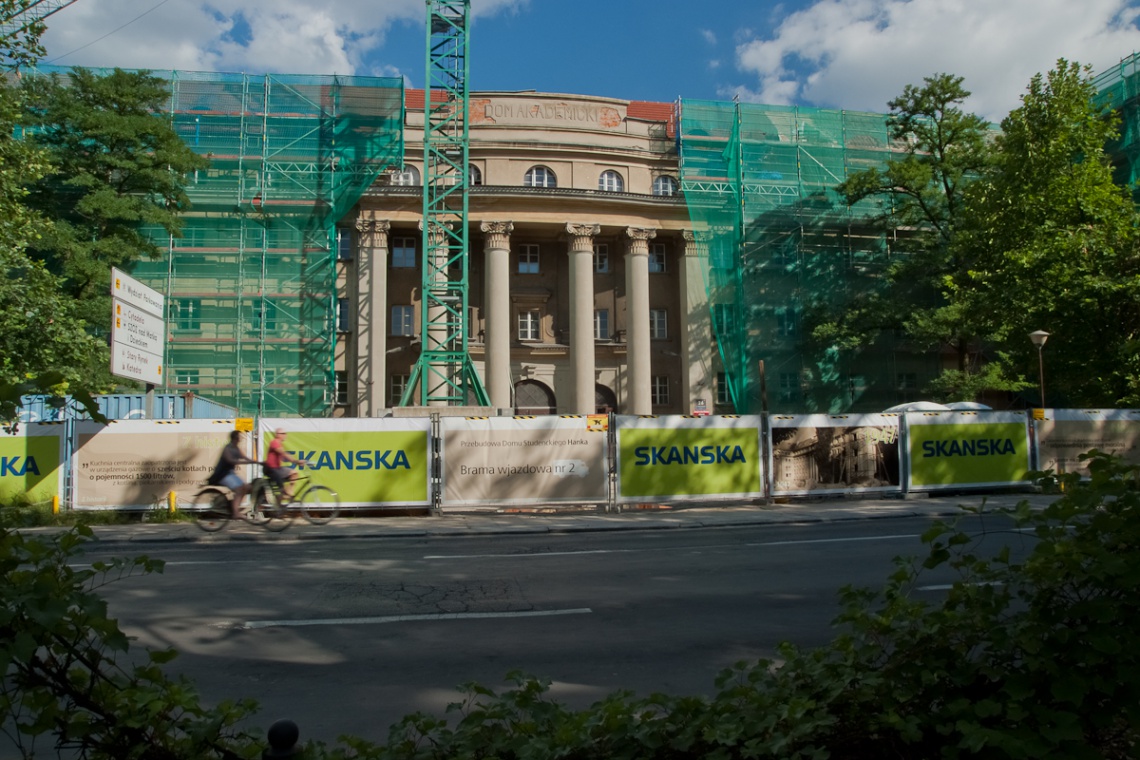 Akademik Hanka, fot. Skanska Kultowa „Hanka” będzie jak nowa
