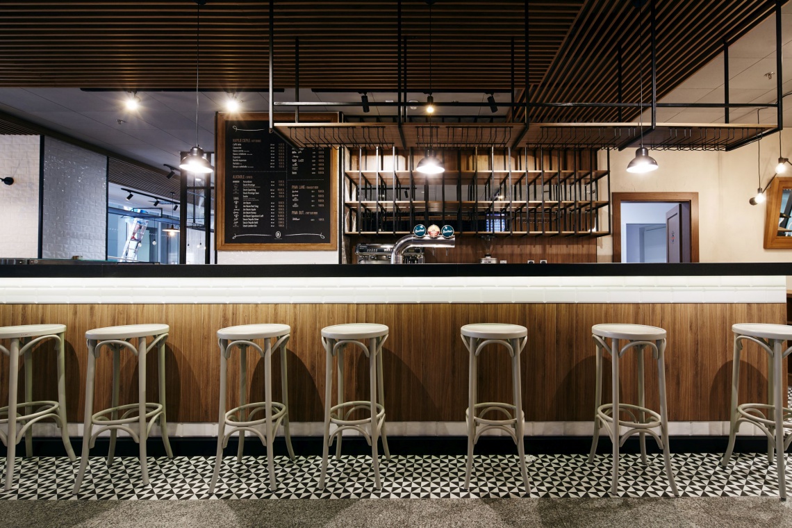 Boccone, fot. Grycaj Design Restauracja na lotnisku nie musi być nudna