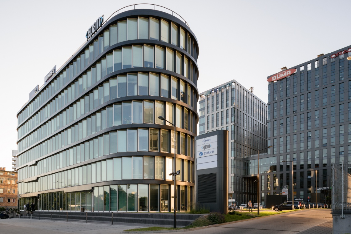 Quattro Business Park Five Projekt Kuryłowicz & Associates w finale Prime Property Prize 2016