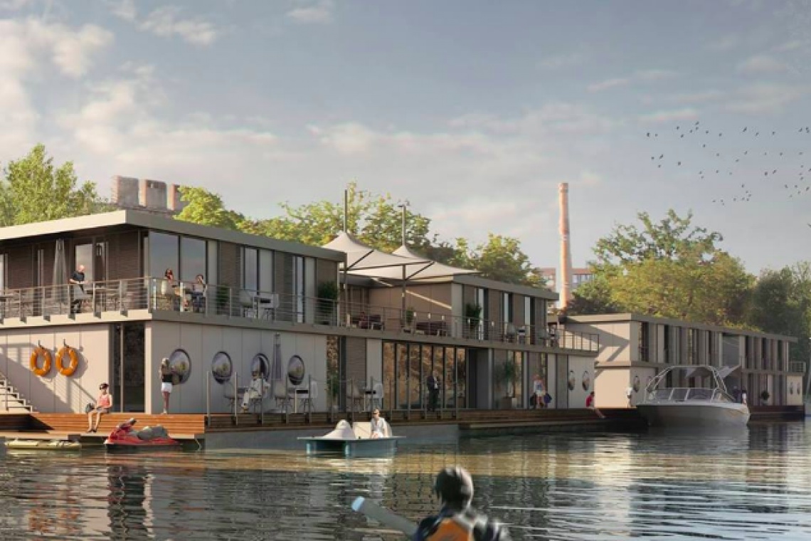 River Point Domy na Wodzie/facebook Nowy hotel w Gdańsku będzie... pływał