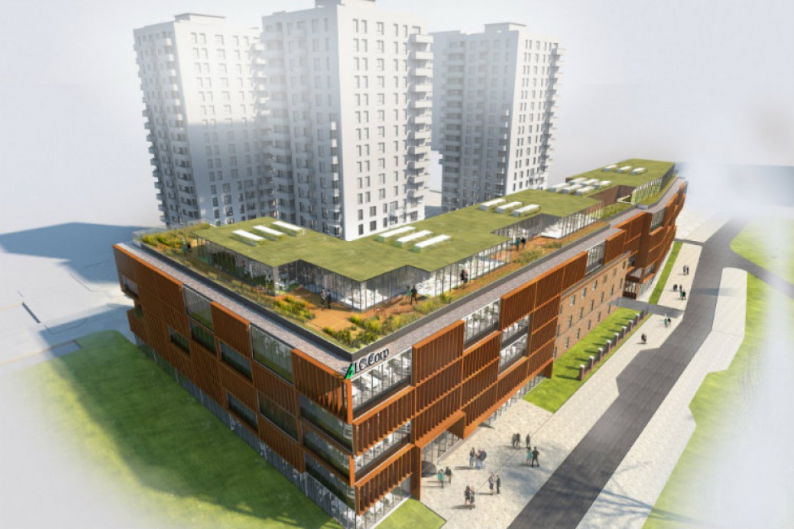 Bastion Wałowa, wstępna wizualizacja projektu (przed zmianami). Fot. gdansk.pl Kontrowersyjny projekt Bastionu Wałowa przeszedł lifting