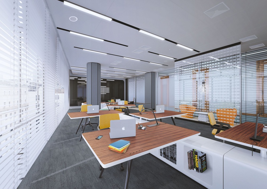 Open space, Cedet, fot. Pik Studio Smyk powraca jako Cedet. Tak będzie wyglądało wnętrze biurowe według koncepcji Pik Studio