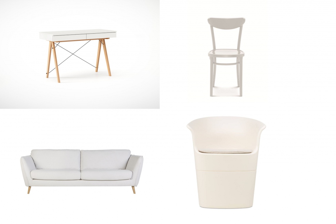 TOP 10 mebli oraz lamp w kolorze białym, które dostępne są w showroomie Euforma - w Bydgoszczy, a już wkrótce w Warszawie, to tutaj można nabyć polski design TOP 10: Białe meble we wnętrzach