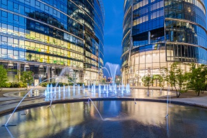 Warsaw Spire - efekt pracy belgijskich i polskich architektów. Czy zdobędzie Property Design Awards?