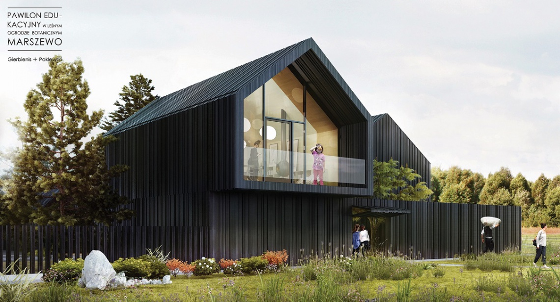 Grand Prix w kategorii architekci_praca Pawilon edukacyjny fot. materiały prasowe Funkcjonalność, ekologia i dobry design mogą iść w parze