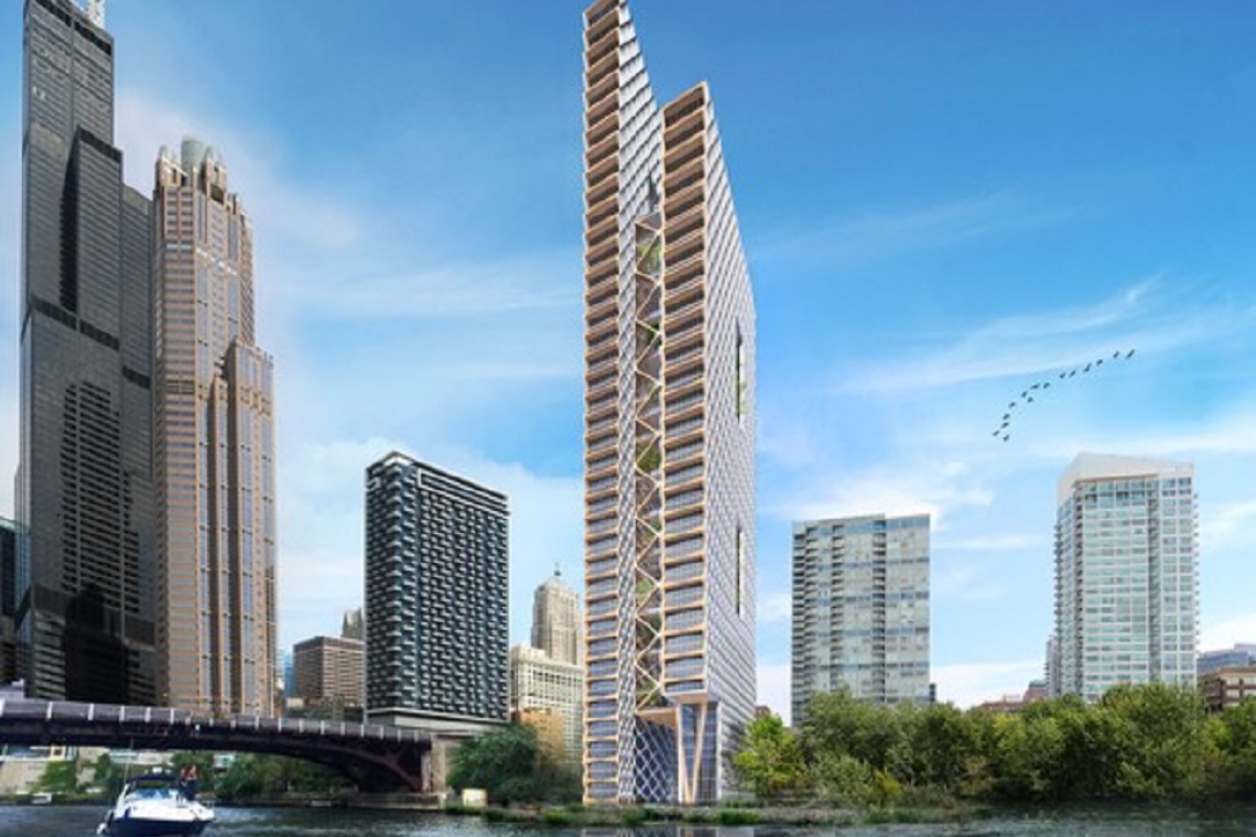 fot. Perkins + Will Jeszcze wyżej z drewna