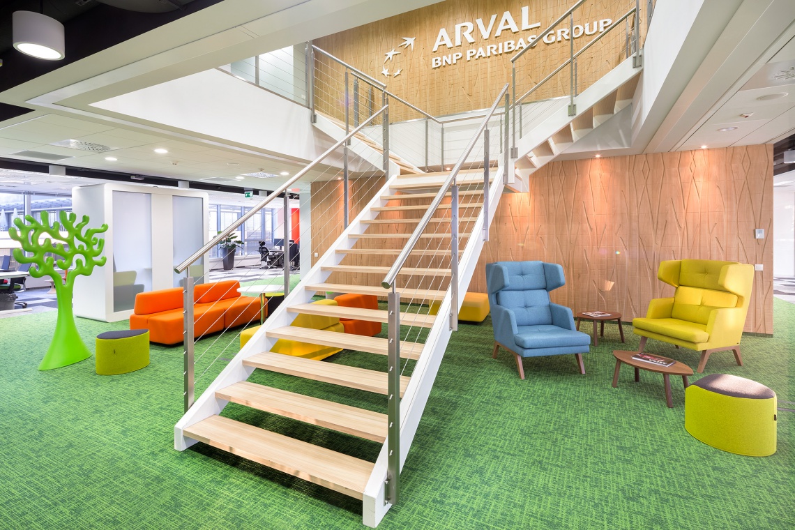 Arval Service Lease Polska fot. udostępnione dzięki uprzejmości Massive Design Nowa odsłona biura Arval Service Lease Polska. To projekt Massive Design