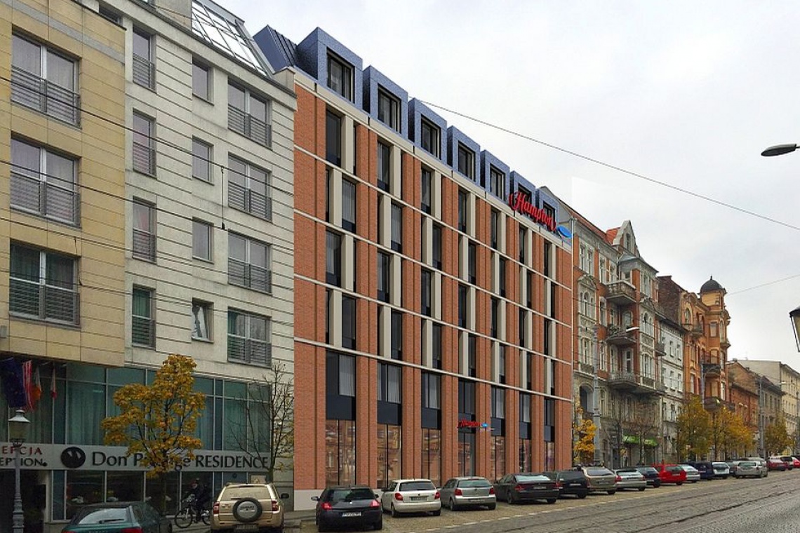 Hampton by Hilton Poznan Old Town fot. materiały inwestora Kolejny Hampton by Hilton spod kreski warszawskich architektów