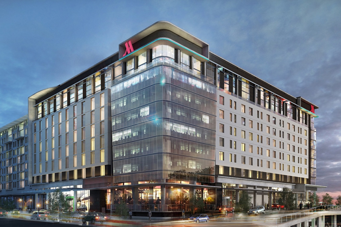 Johannesburg Marriott Hotel, fot. Melrose Arch Designerski Marriott w potrójnym wydaniu