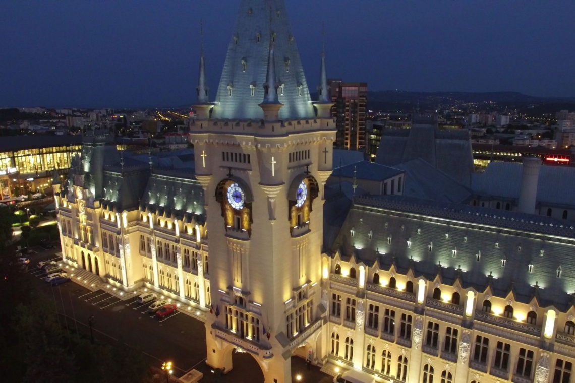 Palac Kultury w Jassach fot. materiały prasowe Philips Lighting Pałac Kultury w Jassach – największy w Rumunii obiekt oświetlony w technologii LED