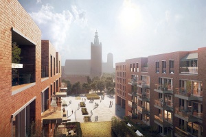 W centrum Gdańska powstaje 10-piętrowy biurowiec. To projekt Jems Architekci