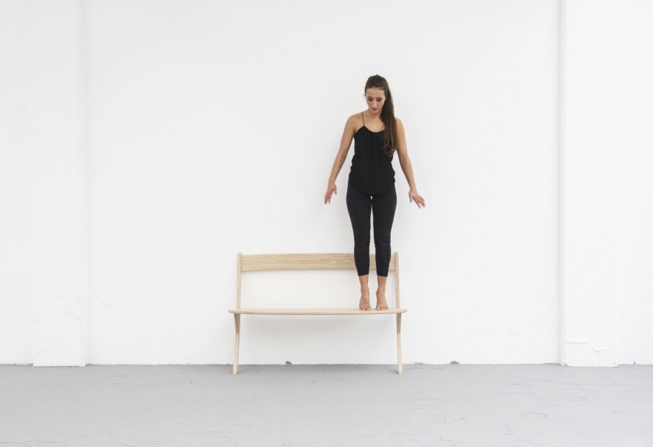 Leaning Bench. Fot. archiwum Izabeli Bołoz.j Miejski design z Polski, który podbija świat. Izabela Bołoz gościem Forum Dobrego Designu!