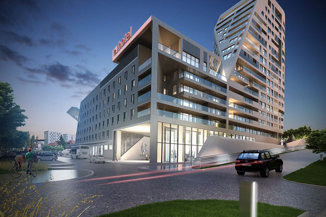 Kompleks Centaurus w Olsztynie. Koło niego powstanie hotel Hampton by Hilton. Jest decyzja - powstanie Hampton by Hilton w olsztyńskim Centaurusie