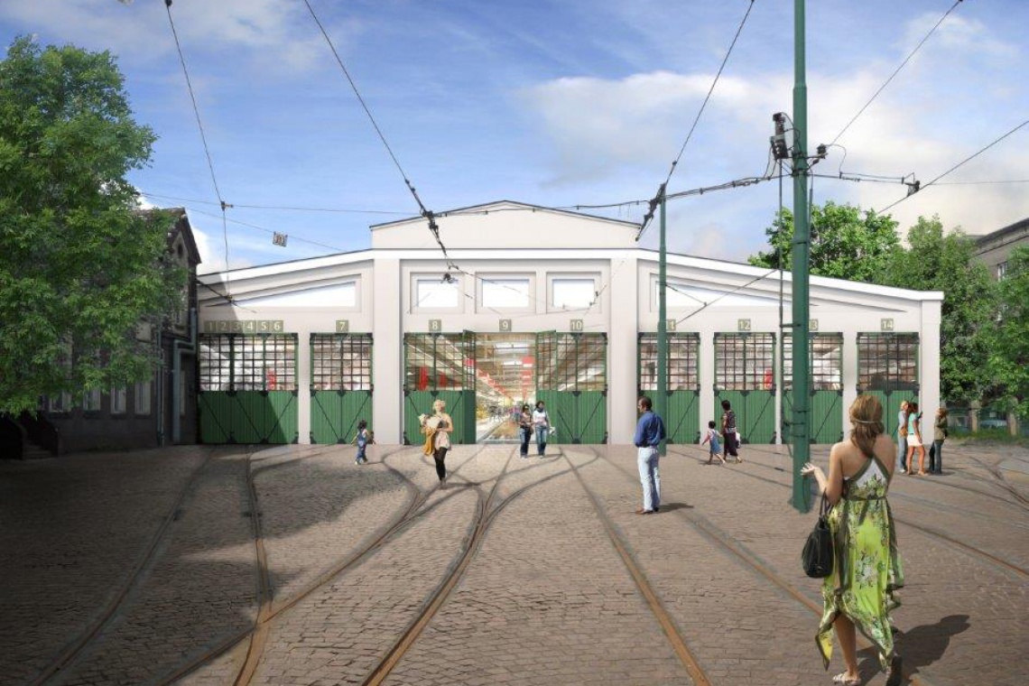 fot. materiały prasowe Biurowiec w zajezdni. Niezwykły pomysł spod kreski Sipińskich