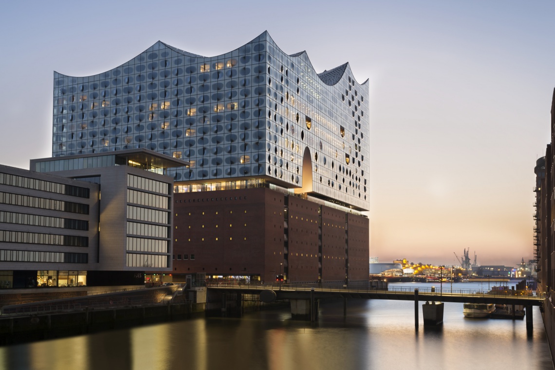 The Westin Hamburg Hotel jak korona od Herzog & de Meuron