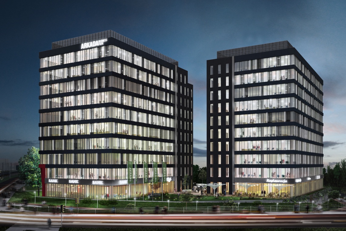 Arkada Business Park fot. materiały prasowe Tak się zmienia Bydgoszcz. Inwestycje nad Brdą