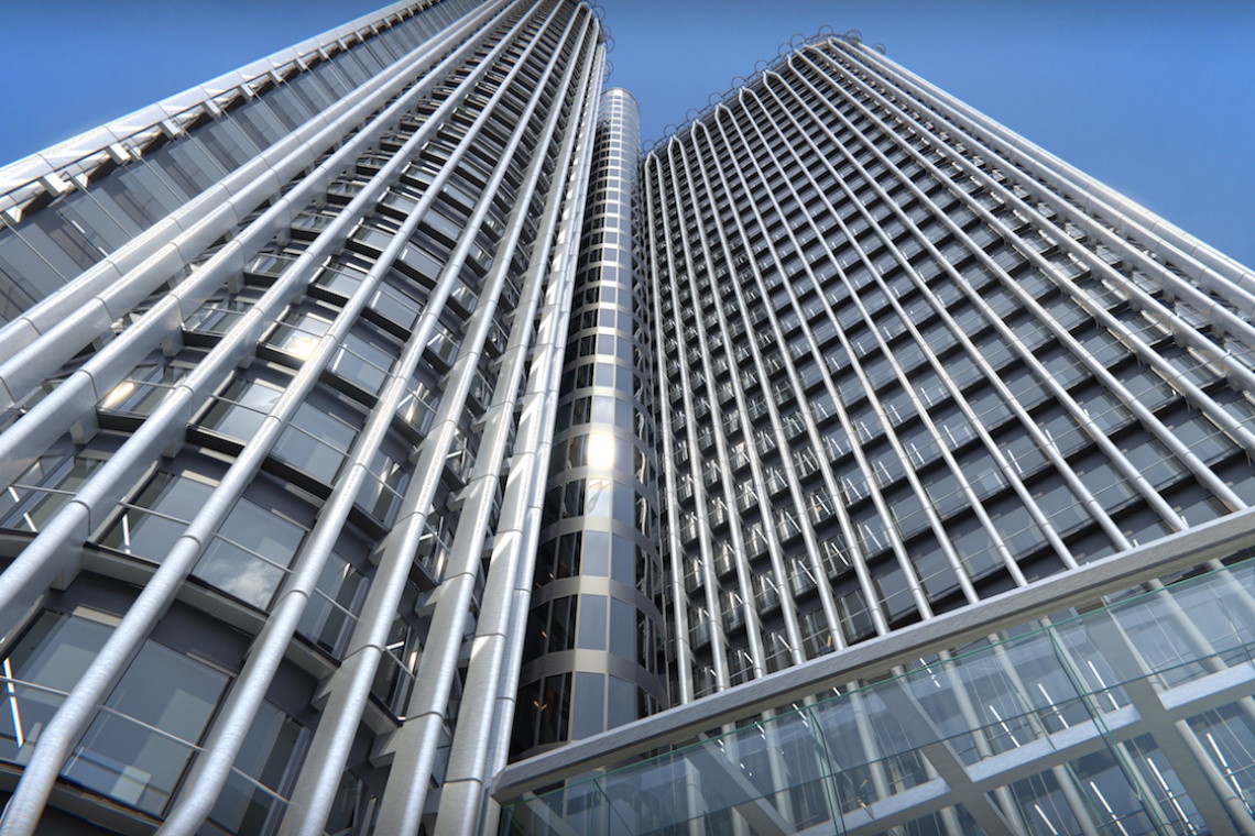 Torre Europa fot. materiały prasowe Philips Lighting Wieżowiec Torre Europa - najnowocześniejszy smart budynek w Madrycie