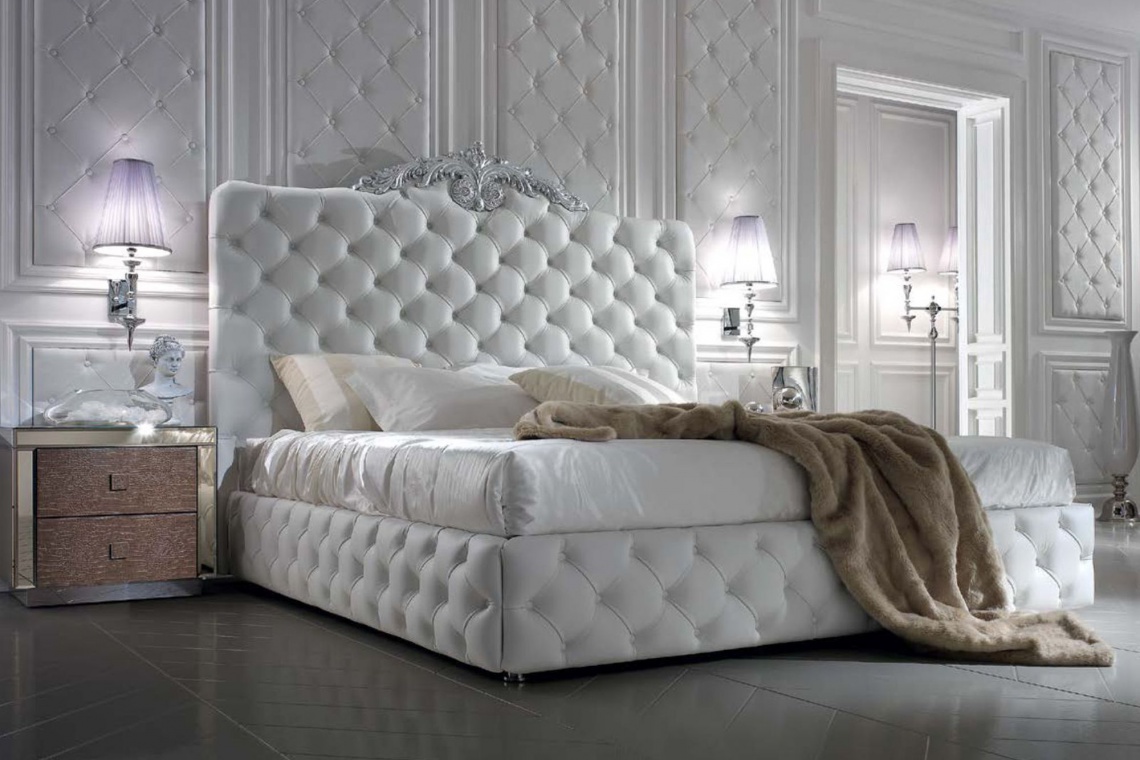 Sypialnia DV Home Collection, króluje tu pikowane łóżko Avery fot. materiały prasowe Galeria Heban Łóżko nie musi być nudne. Inspiracje nie tylko do pokoju hotelowego