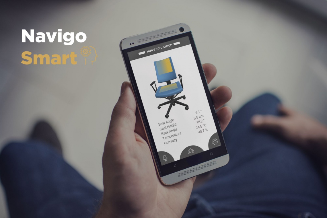 fot. Grupa Nowy Styl Krzesło na miarę przyszłości. Skoryguje postawę i przypomni o ruchu przez... smartfon