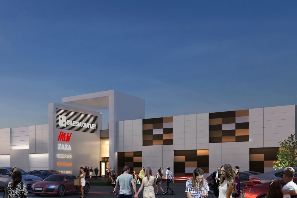 fot. mat. pras. Silesia Outlet na finiszu
