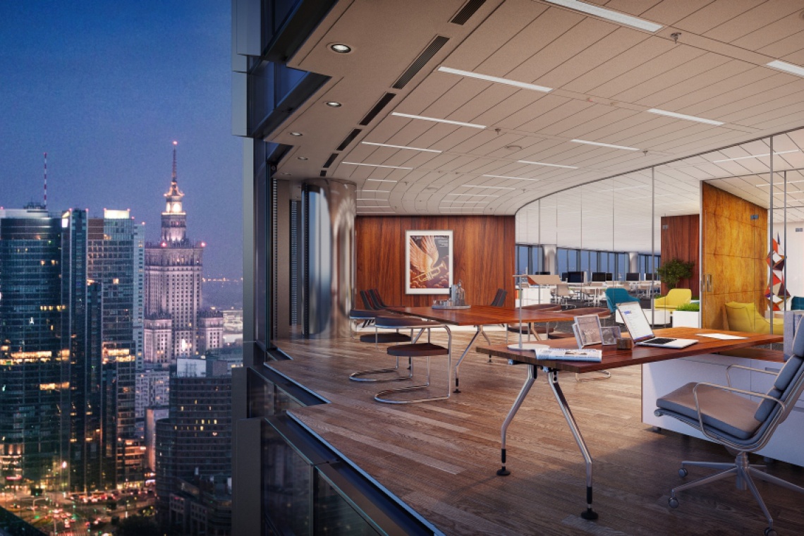 Mennica Legacy Tower fot. materiały prasowe Rozwiązania szyte na miarę - tak się dziś projektuje biura