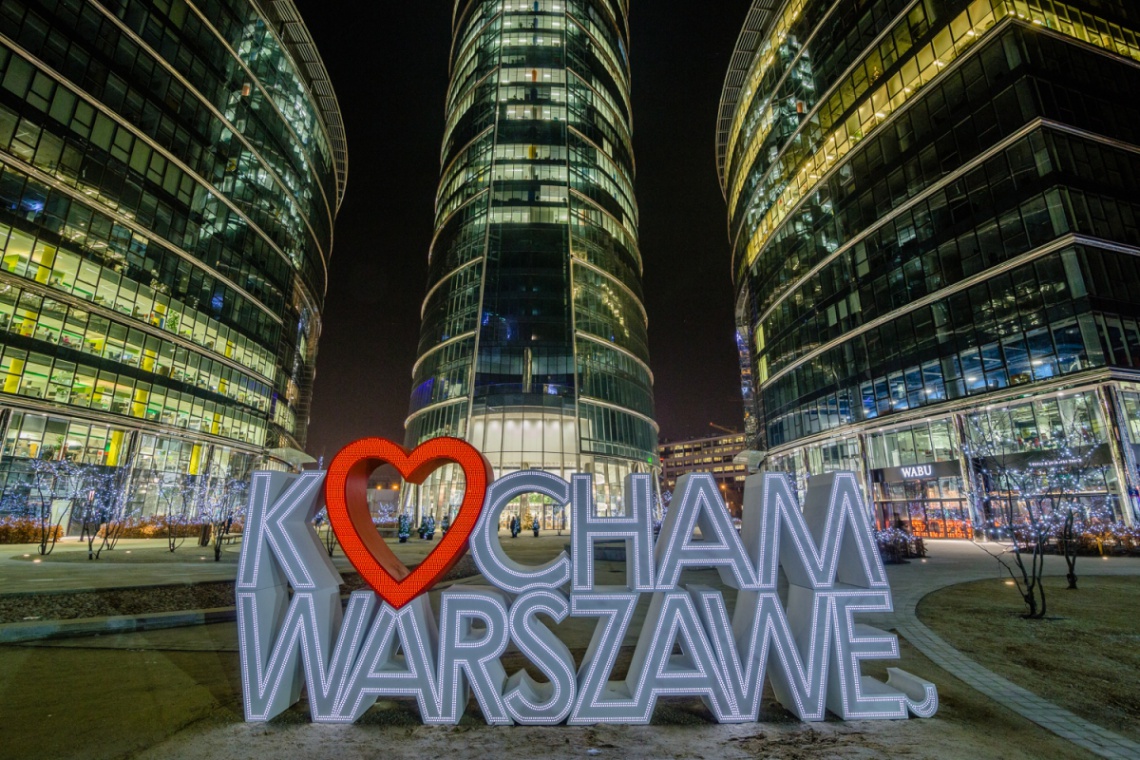 fot. materiały prasowe Wyjątkowa iluminacja na Warsaw Spire