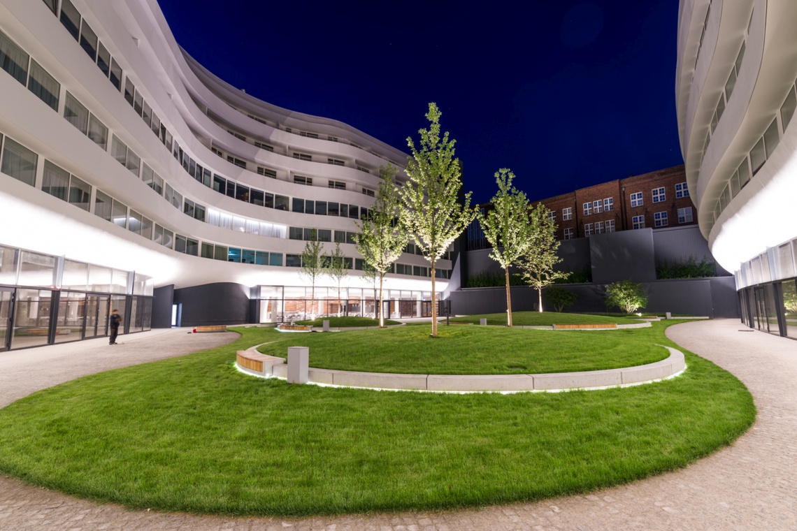 OVO Wrocław fot. materiały prasowe Philips Lighting OVO Wrocław zachwyca nie tylko architekturą, ale też oświetleniem