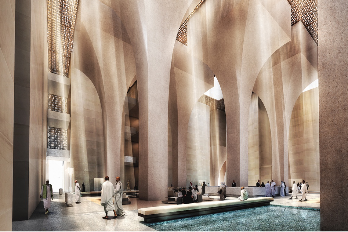 fot. Foster and Partners Hotel w sercu Islamu. Wielkie zadanie przed Foster + Partners