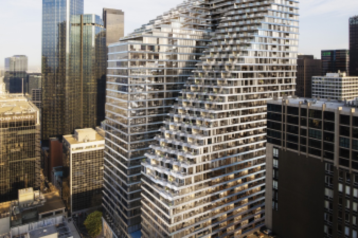 W Hotel Australia Kaskadowa konstrukcja w sercu metropolii