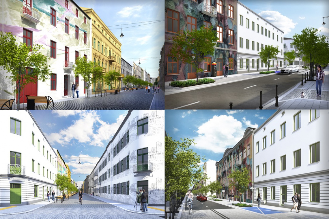 fot. UM Łódź Rewitalizacja Łodzi. Włókiennicza w artystycznym wydaniu