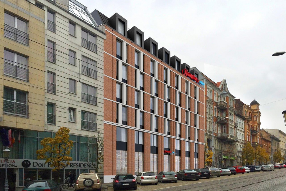 W Poznaniu rusza budowa hotelu Hampton by Hilton. Jest projekt i wykonawca