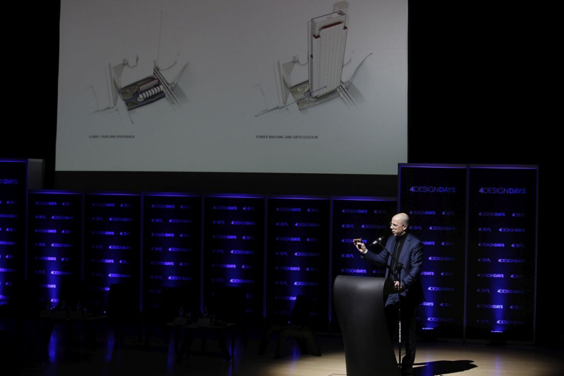 Joachim Schuessler, jeden z szefów pracowni Goettsch Partners, gość 4 Design Days Obejrzyj wystąpienie autora projektu Mennica Legacy Tower - Joachima Schuesslera