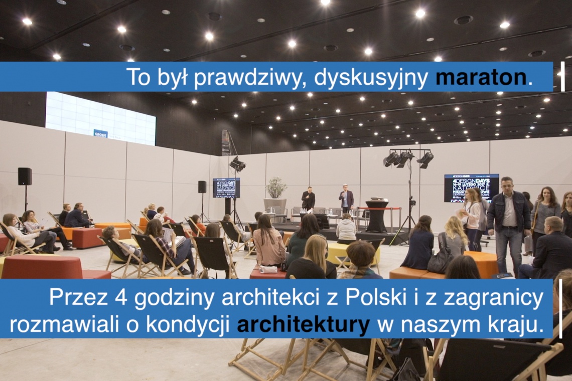 Maraton architektury podczas 4 Design Days To był prawdziwy maraton z architekturą. Zobacz film