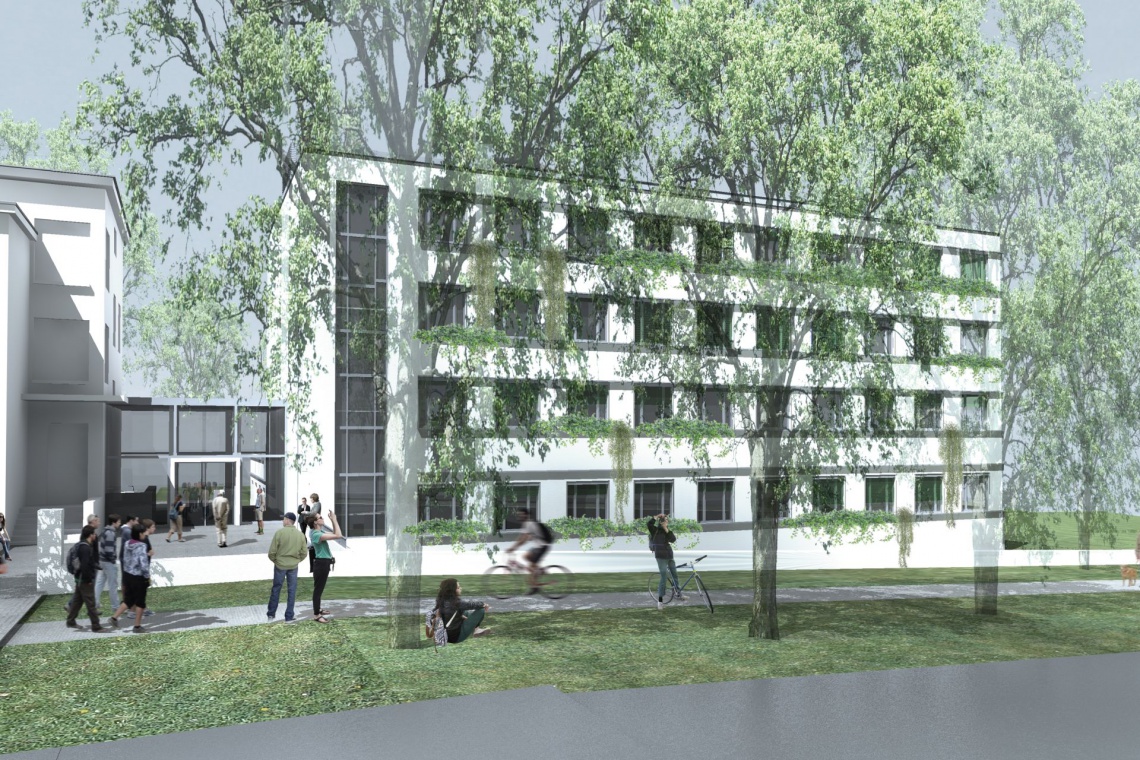Rozbudowa Kolegium Zembala Uniwersytetu Przyrodniczego w Poznaniu fot. Skanska Ruszyła rozbudowa Kolegium Zembala Uniwersytetu Przyrodniczego w Poznaniu