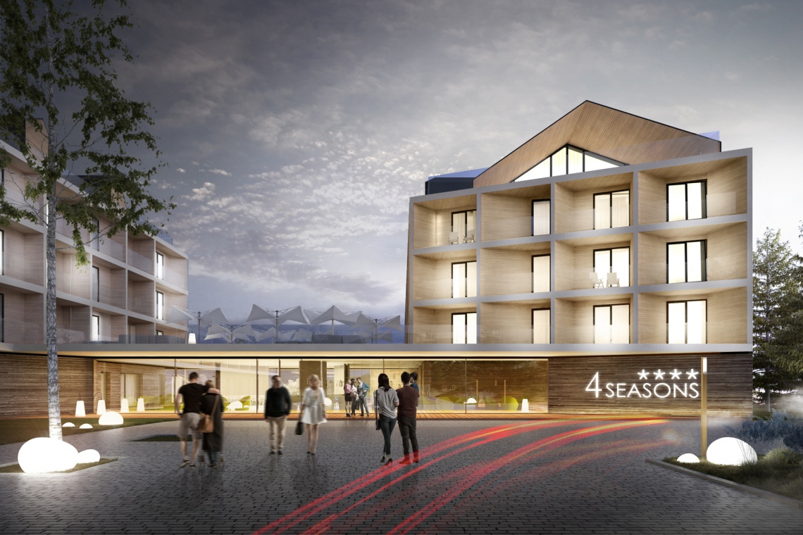 4Seasons Resort fot. Q2studio 4Seasons Resort - luksusowy aparthotel według projektu Q2Studio