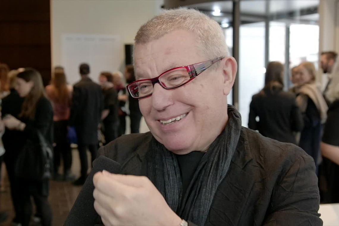 Daniel Libeskind fot. PTWP Daniel Libeskind spotkał się z mieszkańcami Łodzi