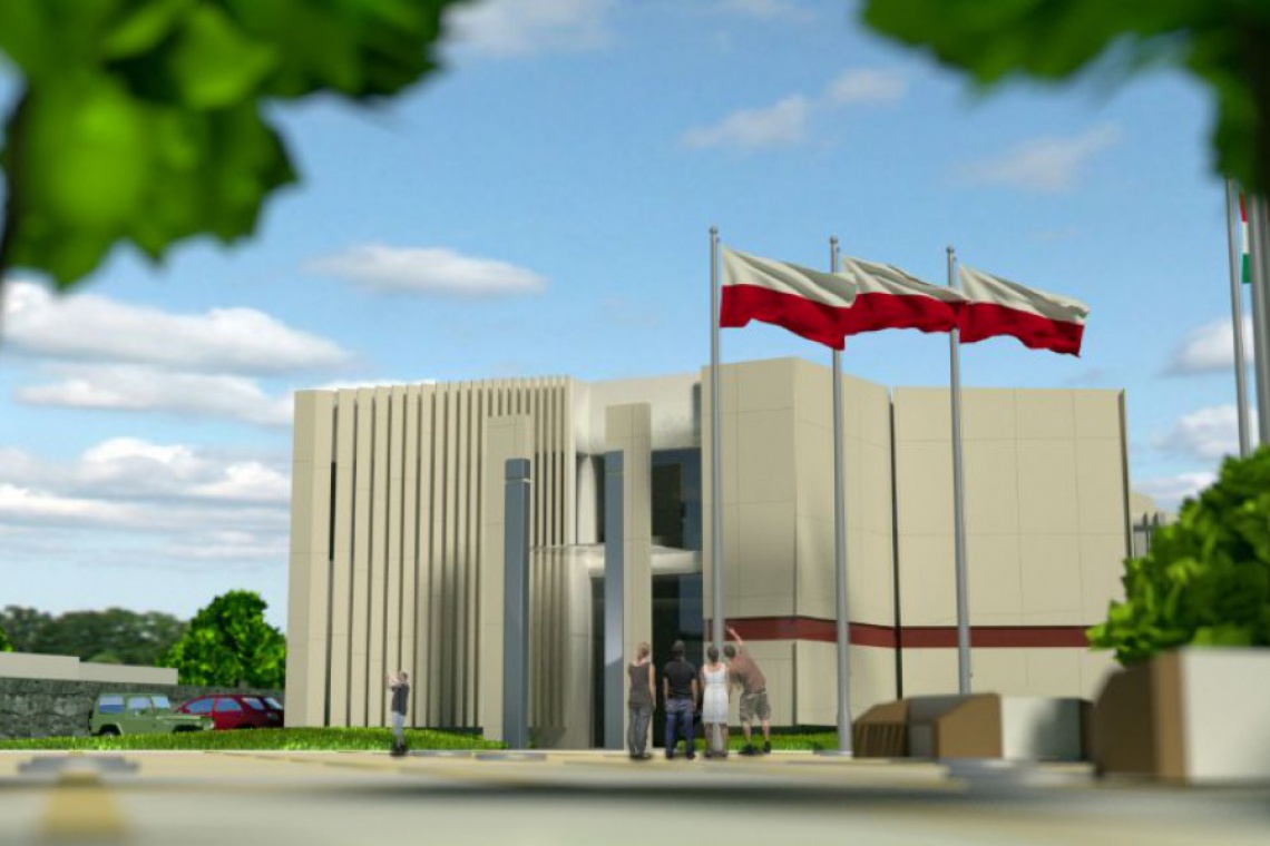 Projekt muzeum w Ossowie uzyskał pozwolenie na budowę pod koniec 2014 r. (Wizualizacje: Arkon Atelier/ossow1920.pl) Co dalej z budową Muzeum Bitwy Warszawskiej?