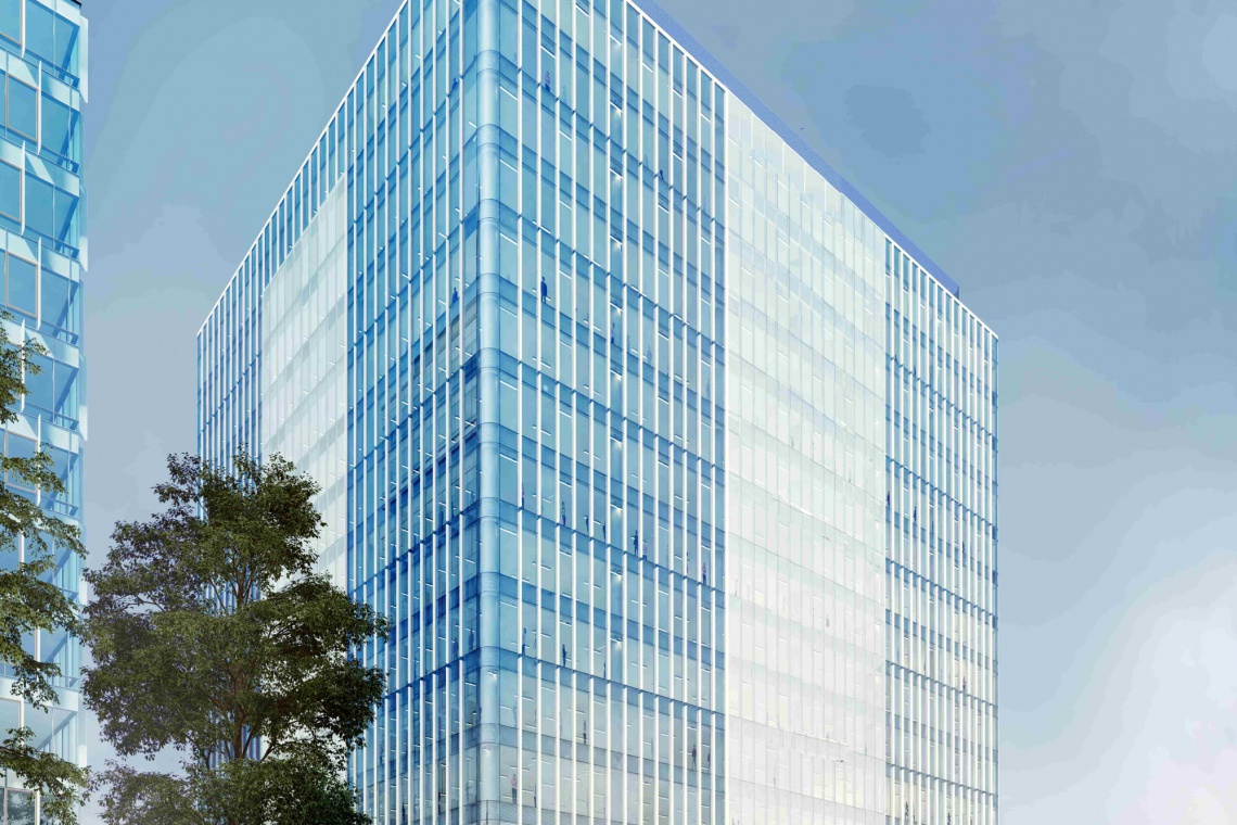 Olivia Seven fot mat. prasowe Powstaje siódmy wieżowiec Olivia Business Centre. Czy architektura zachwyci?